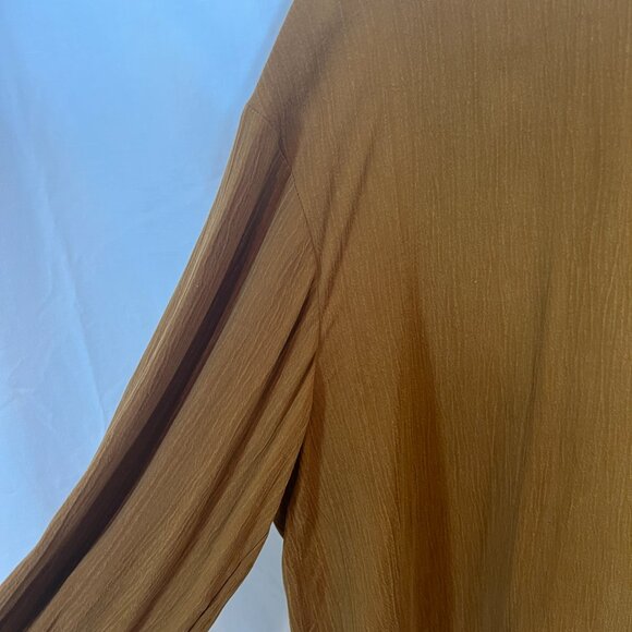 Zara Simple Brown Shirt Dress S/M - Picture 3 of 6